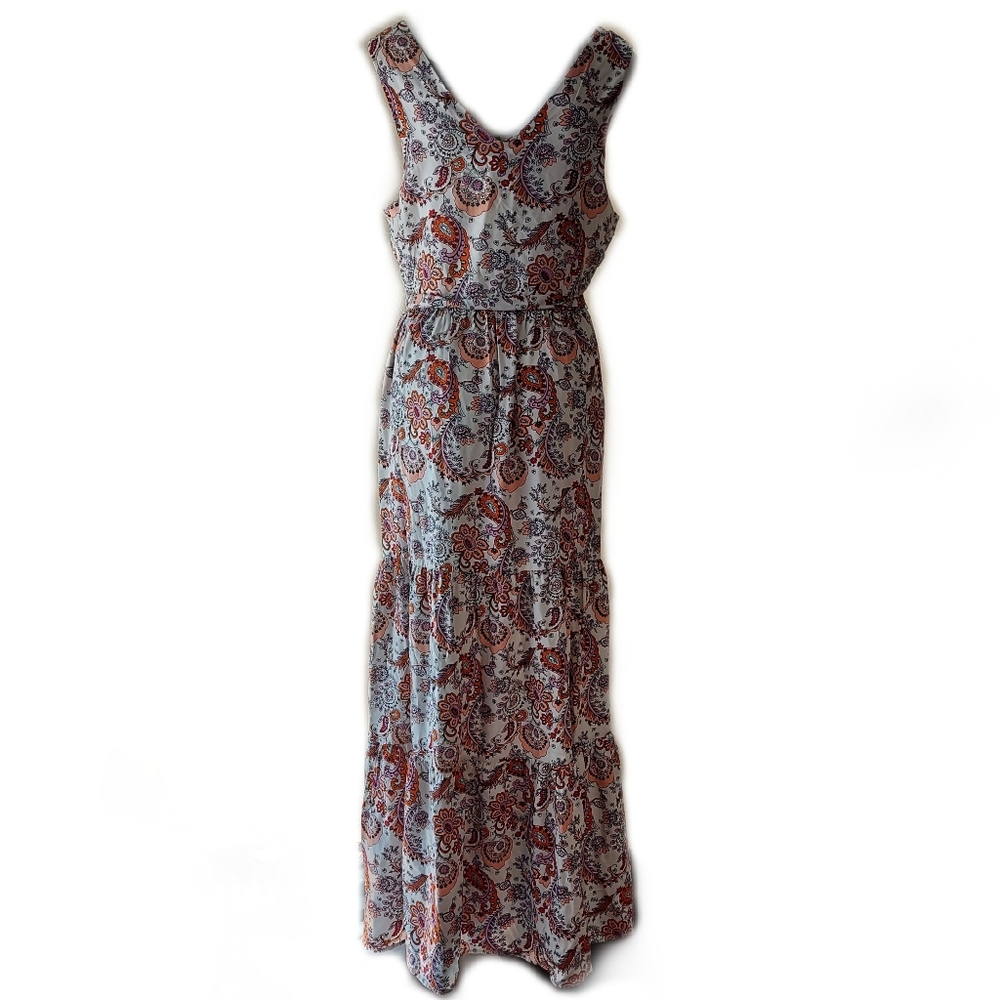 Rachel Zoe V-Neck Floral Boho Maxi Dress - Picture 3 of 9